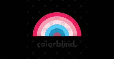 Colorblind Rainbow Colorblind Sticker Teepublic