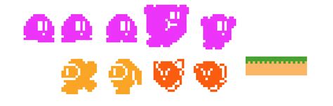 Kirby Atari 2600 Remake Sprites Pixel Art Maker