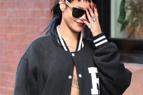 Rihanna Topless At New York Fashion Week Pictures Mirror Online
