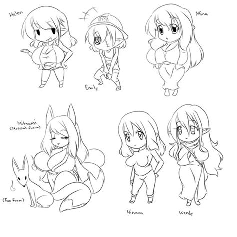 How To Draw Chibi Character Kawroo Tutorial