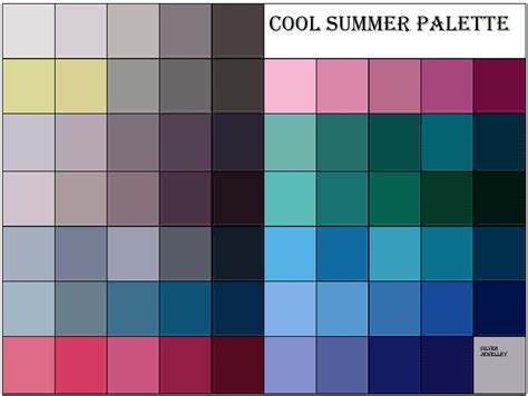 Summer Color Palette Color Me Beautiful Her That Shows Her