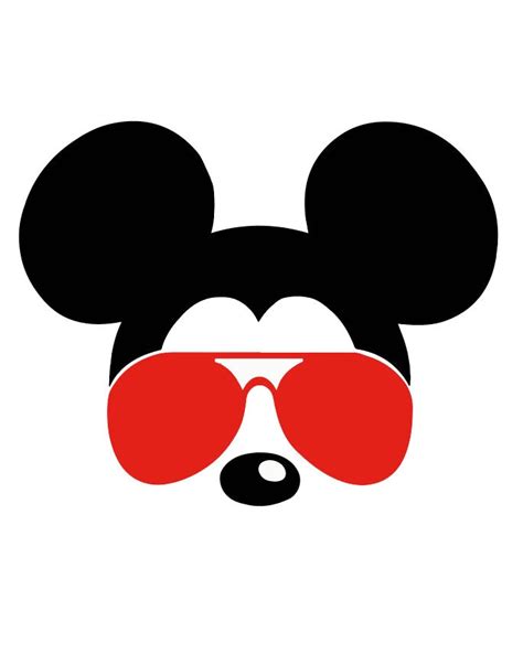 Mickey Mouse Svg Sunglasses Disney Mickey Mouse Sunglasses Cricut