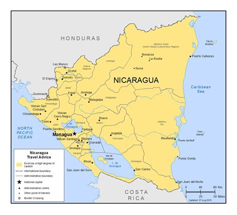 Nicaragua Large Detailed Political Map Large Detailed Political Map Of Porn Sex Picture