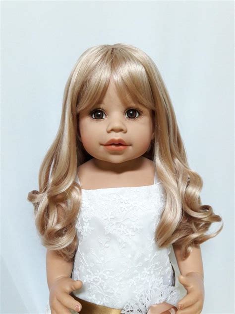 Nwt Masterpiece Dolls Lilly Blonde Brown Eyes 29 Inches By Monika