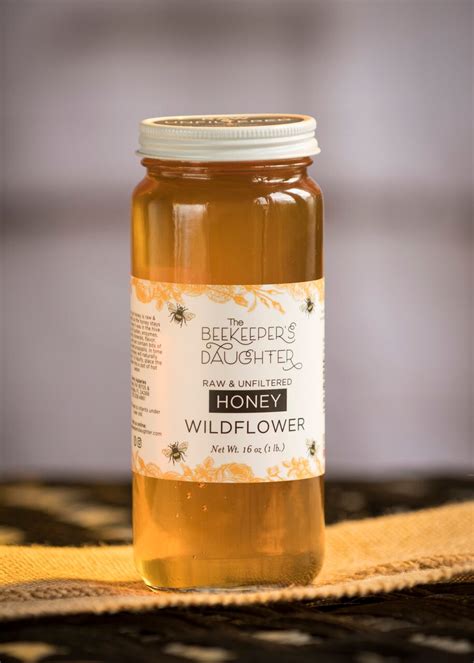 Wildflower Honey 1lb Jar The Beekeepers Daughter Perry Apiaries