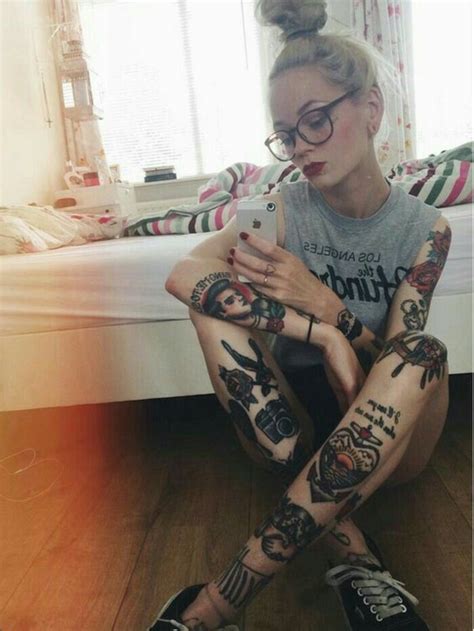 Pin On BEAUTIFUL SEXY TATTOO PIERCING WILD COLOR HAIR BABES