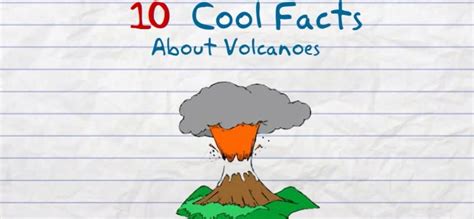 Facts About Volcanoes For Kids Survive Wilderness Alone Youtube