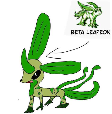 Beta Pokemon New Eeveelution 1 Beta Leafeon By Pokefox2004 On Deviantart