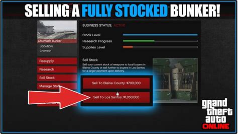 Today we will show you how to successfully sell online. GTA 5 Online: SELLING A FULLY STOCKED BUNKER! *$1,000,000 ...