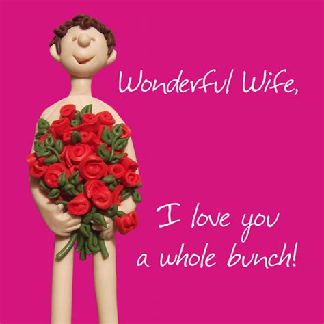Wonderful Wife I Love You Valentines Day Greeting Card Cards