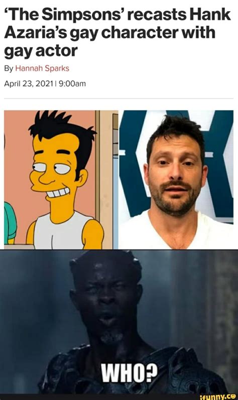 The Simpsons Recasts Hank Azarias Gay Character With Gay Actor By