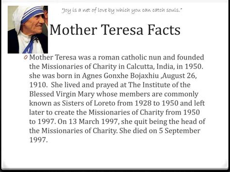 Ppt Mother Teresa Powerpoint Presentation Id2353064