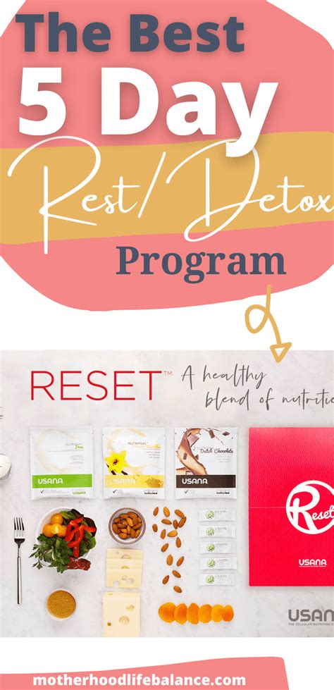 5 Day Usana Resetdetox Review Does It Really Work Motherhood Life