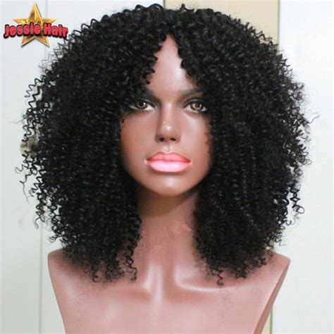 Cheap Kinky Curly Wig 7a Full Lace Human Hair Wigs For Black Women Afro