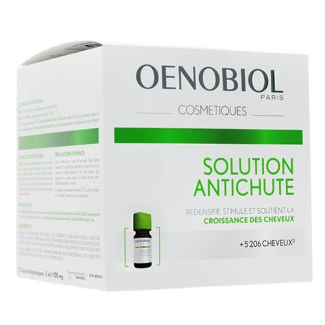 Oenobiol Solution Antichute De Cheveux 12 Flacons Biphasiques