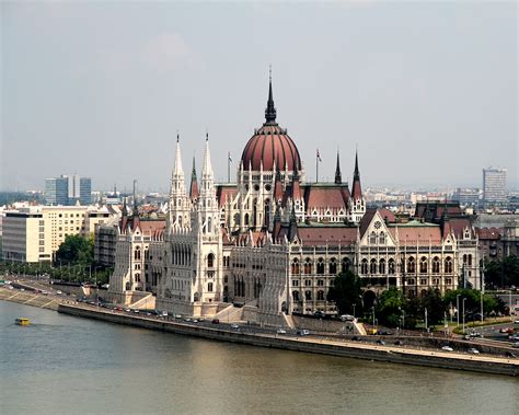 Hungarian Parliament Building River Danube Budapest