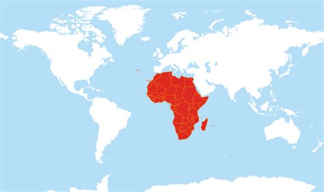 Where Is Africa Located On The World Map