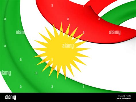 Flag Of Kurdistan Stock Photo Alamy