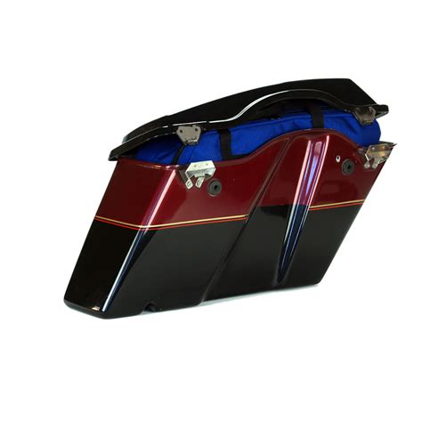 2014 & up harley saddlebag liners by hog liners advanblack saddlebag liner custom red stitching liner kit. Saddlebag Liners for the Slanted Harley Hard Cases ...