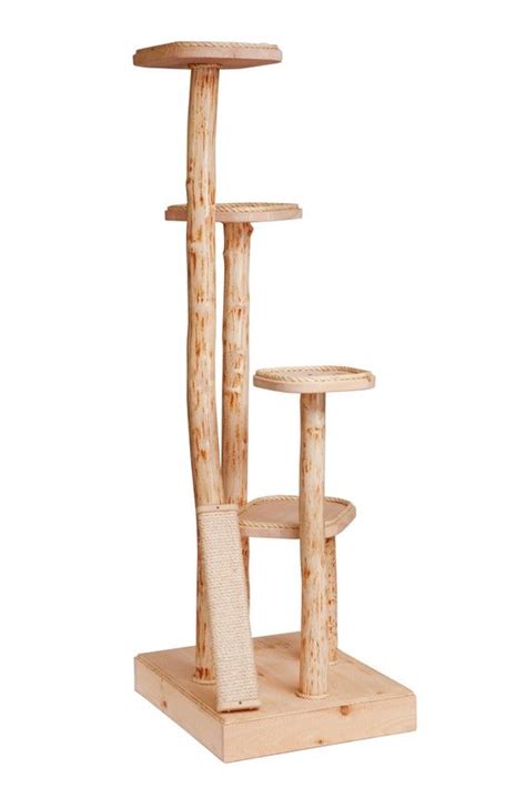 New cat condos premier solid wood skyscraper cat tree while the aesthetic of this particular cat tree might not be particularly unique, it stands out from the competition by being budget priced and composed of only the best materials. Solid wood - a wonderful alternative to carpet. No more ...