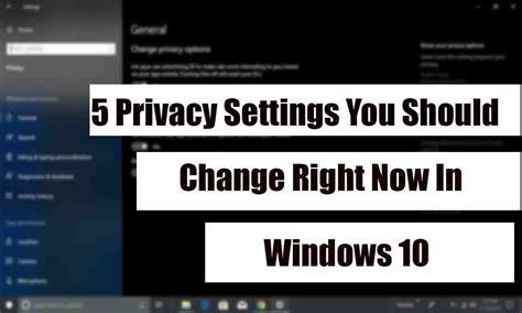 How To Change Privacy Settings Microsoft Msofto