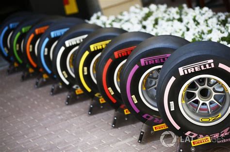 The New For 2018 Range Of Pirelli F1 Tyres Pirelli Formula One Tire