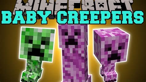 Minecraft Baby Creepers Mod Female Creepers Creeper Armor