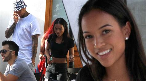 Chris Brown And Karrueche Tran Look Happy Together During Lunch Date