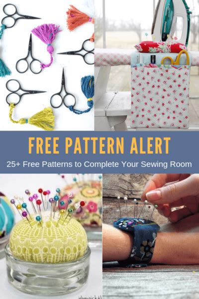 Free Pattern Alert 25 Free Patterns To Complete Your Sewing Room On