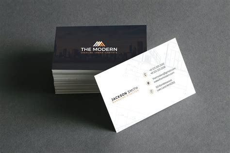 Architecture Business Card Design Template Place