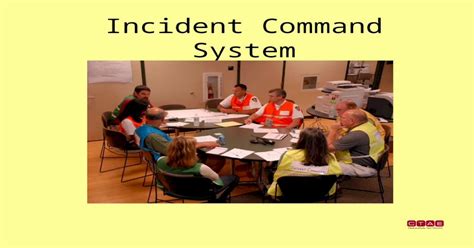 Incident Command System What Is The Incident Command System Incident