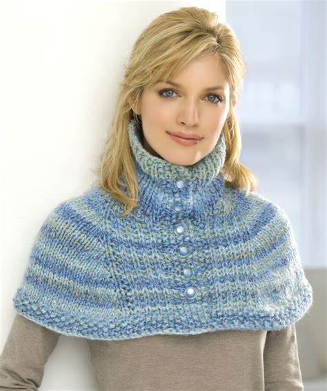 Free Knitted Capelet Patterns It Can Be Held Together With A Large