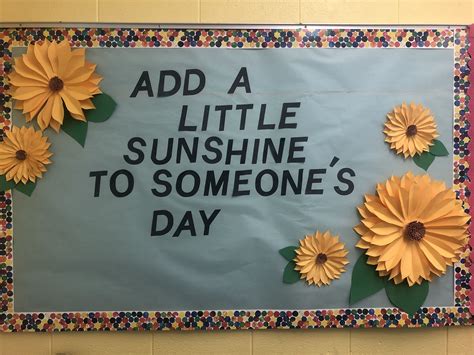 Sunflower Bulletin Board Cutouts