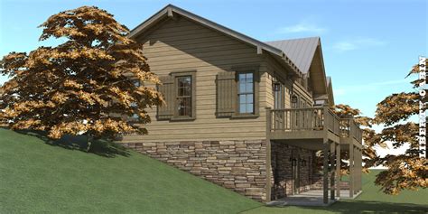 Rustic 3 Bedroom Home With Walkout Basement Tyree House Plans