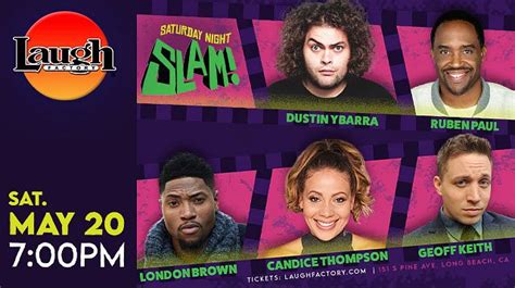 saturday night slam tickets at laugh factory long beach in long beach by laugh factory long