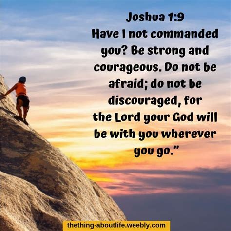 Joshua 1 9 Have I Not Commanded You Be Strong And Courageous Do Not