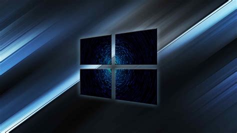 The Blue Core Windows 10 Wallpaper Windows 10 Logo 1366x768 Wallpapers