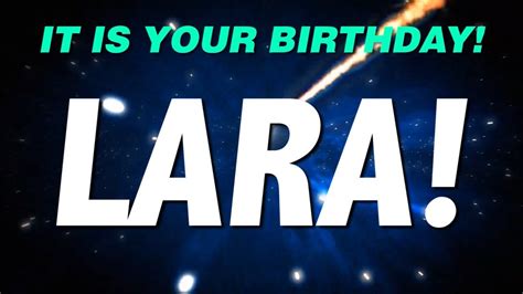 Happy Birthday Lara This Is Your T Youtube