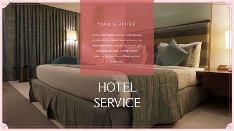 Hotel Service Powerpoint Presentation Slides