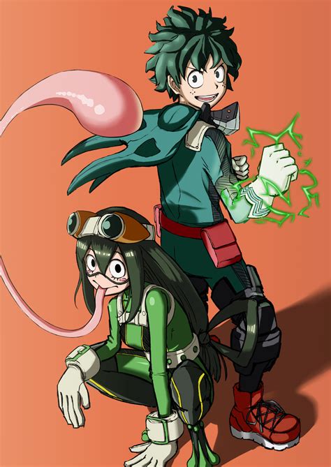 Deku And Froppy By R Bokunoshipacademia