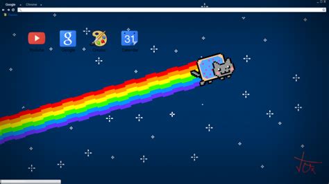 Nyan Cat Chrome Theme Themebeta