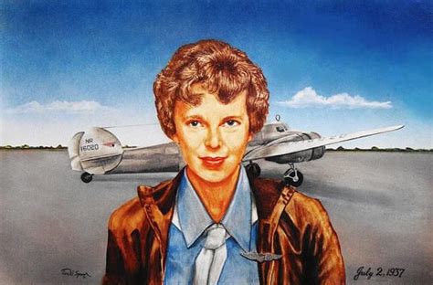 Amelia Earhart By Todd Spaur Amelia Earhart Women In History Amelia