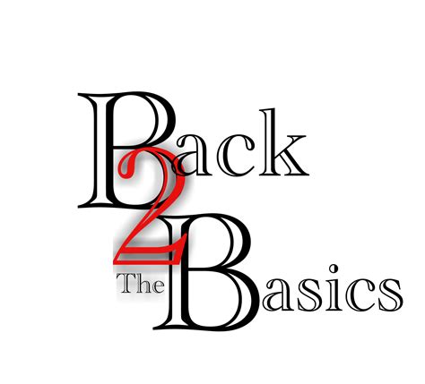 Back To The Basics Book