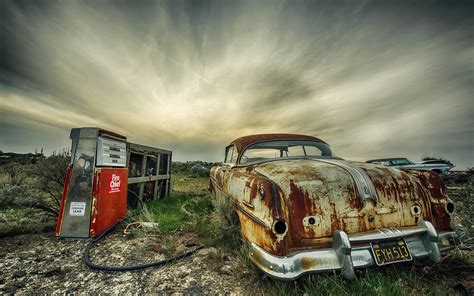 Abandoned Car Wallpapers Wallpaper Cave