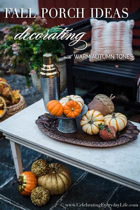 Fall Porch Ideas Decorating With Warm Autumn Tones