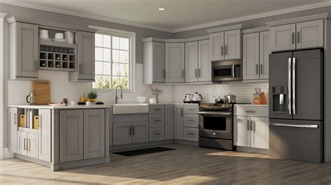 8.1 what is the most popular color for kitchen cabinets? China Modern Home Wood Furniture Gray Shaker Kitchen ...