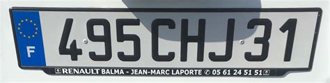 France License Plates Fonts Motemonsterq6