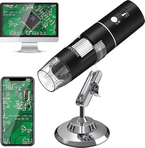 mikroskop usb wifi mikroskop cyfrowy heystop 1080p hd 2mp powiększenie od 50 do 1000x