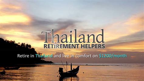 How To Retire In Thailand And Double Your Income Youtube