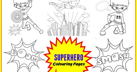 Set Of 10 Superhero Coloring Sheets Toys And Games Learning And School Etna
